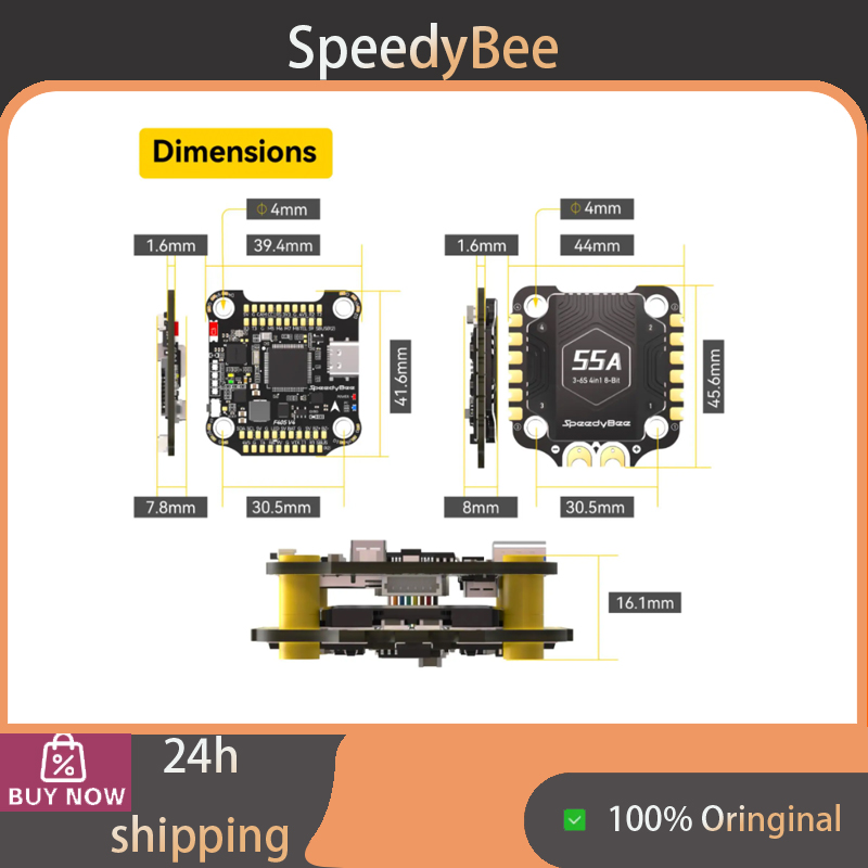 SpeedyBee F405 V4 BLS 55A 30x3 - Speedybee F405 V4 Bls 55A Stack avaliação e preço