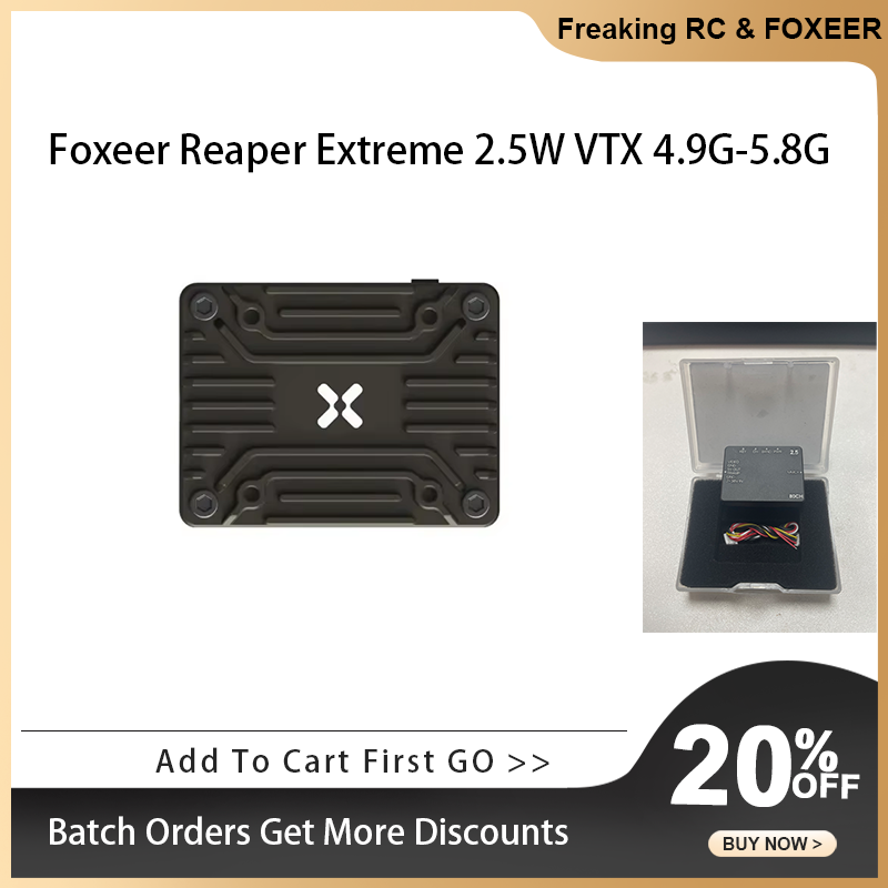 Foxeer 4.9G ~ 6G Reaper Extrem - Radiomaster Ranger 2.4Ghz Elrs Module avaliação e preço
