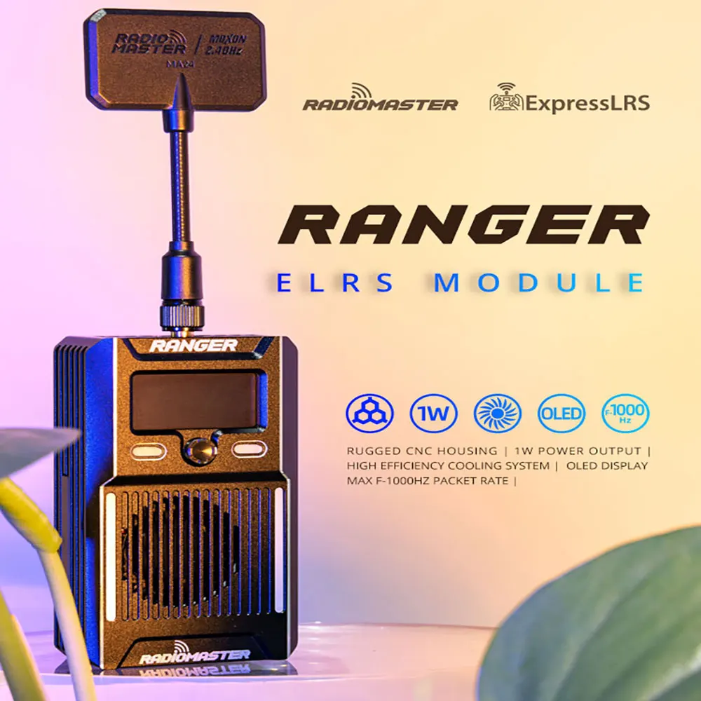 Conjunto de Módulo ELRS RadioM - Radiomaster Ranger 2.4Ghz Elrs Module avaliação e preço